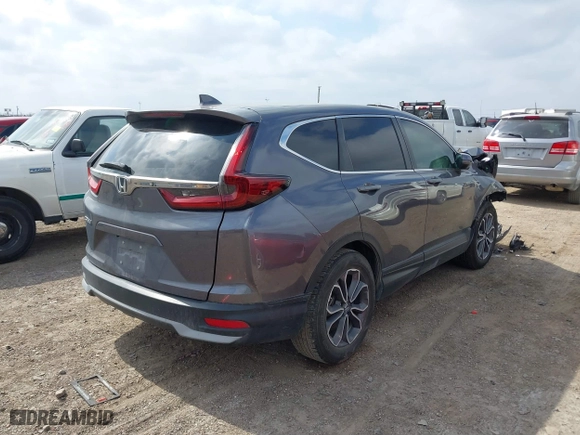 2021 Honda CR-V EX with VIN 2HKRW1H52MH423974, listed as a IAAI auction lot 41531576 with 89,438 mi miles. Bid and sale history available at carsss.com. Image 4.