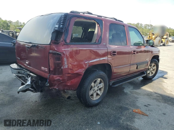 2003 GMC Yukon SLT z VIN 1GKEC13Z63J308578, wystawiony jako Copart lot #53270405 z przebiegiem 308 272 mil mil oraz Szkoda całkowita • Salvage title. Historia ofert i sprzedaży dostępna na DreamBid. Obrazek 3.