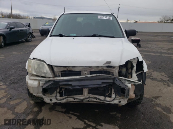 2001 Honda CR-V LX with VIN JHLRD18461C008907, listed as a Copart auction lot 45729925 with 166,836 mi miles and Salvage Title. Bid and sale history available at carsss.com. Image 5.