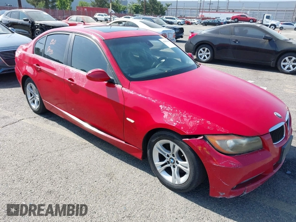 2008 BMW 3 Series 328i with VIN WBAVA375X8NL48566, listed as a IAAI auction lot 42581364 with 231,212 mi miles and . Bid and sale history available at DreamBid. Image 6.