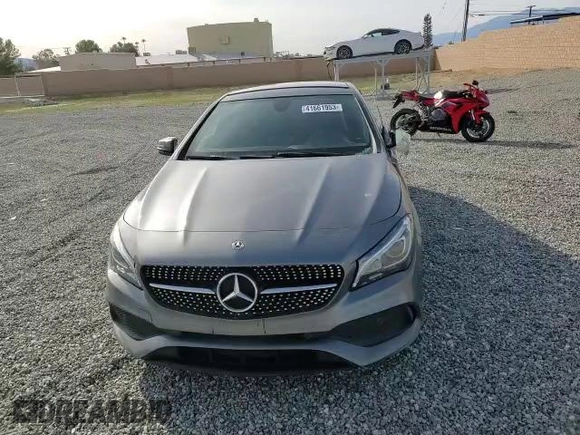 2018 Mercedes-Benz CLA with VIN WDDSJ4EB4JN697237, listed as a Copart auction lot 41661953 with 46,127 mi miles. Bid and sale history available at carsss.com. Image 11.