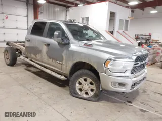 2023 Ram 2500 Big Horn with VIN 3C6UR5JJXPG586831, listed as a IAAI auction lot 41573622 with 66,510 mi miles. Bid and sale history available at carsss.com. Image 1.
