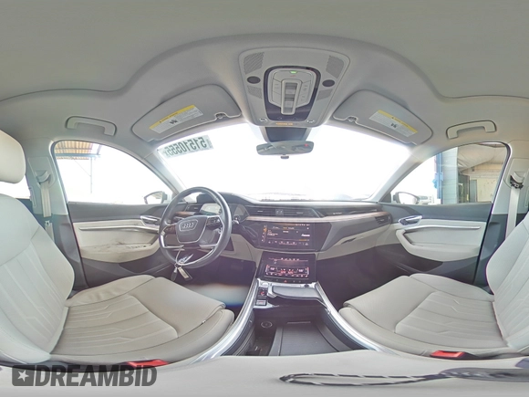 2019 Audi e-tron Prestige z VIN WA1VAAGEXKB014256, wystawiony jako Copart lot #51510555 z przebiegiem 13 692 mil mil oraz Szkoda całkowita • Salvage title. Historia ofert i sprzedaży dostępna na DreamBid. Obrazek 14.