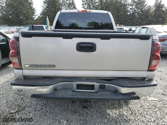 2007 Chevrolet Silverado 1500 Classic LT2 with VIN 1GCEK19ZX7Z122975, listed as a Copart auction lot 50061404 with 142,154 mi miles and Salvage Title. Bid and sale history available at carsss.com. Image 6.