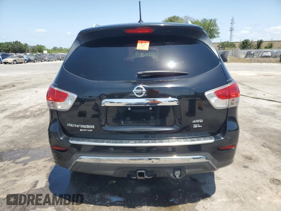 2015 Nissan Pathfinder SV with VIN 5N1AR2MM3FC606530, listed as a Copart auction lot 53937825 with 180,197 mi miles and Salvage Title. Bid and sale history available at carsss.com. Image 6.