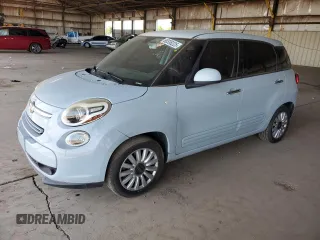 2014 FIAT 500L Easy z VIN ZFBCFABH6EZ024863, wystawiony jako Copart lot #60338225 z przebiegiem 99 404 mil mil oraz Czysty tytuł • Clean title. Historia ofert i sprzedaży dostępna na DreamBid. Obrazek 1.