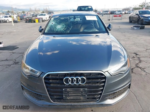 2014 Audi A6 3.0T Prestige with VIN WAUHGAFC7EN036961, listed as a IAAI auction lot 41741972 with 113,642 mi miles. Bid and sale history available at carsss.com. Image 6.