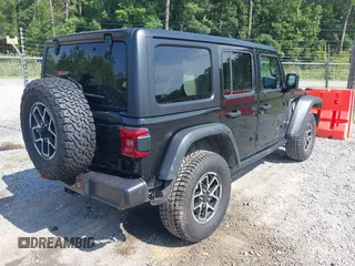 2024 Jeep Wrangler Rubicon с VIN 1C4PJXFG2RW253100, выставлен на аукционе IAAI как лот 42608331 с пробегом 39 844 миль миль и . История ставок и продаж доступна на DreamBid. Изображение 4.