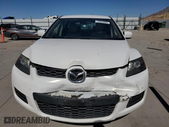2007 Mazda CX-7 Sport with VIN JM3ER293570159750, listed as a Copart auction lot 73824094 with 106,272 mi miles and Salvage Title. Bid and sale history available at carsss.com. Image 5.