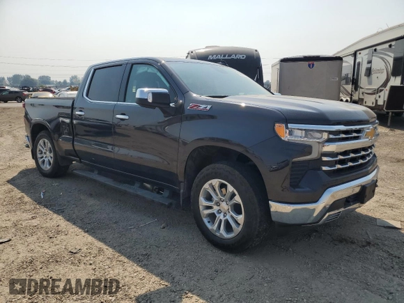2023 Chevrolet Silverado 1500 LTZ with VIN 1GCUDGED4PZ295216, listed as a Copart auction lot 69863734 with 16,468 mi miles and Salvage Title. Bid and sale history available at carsss.com. Image 4.