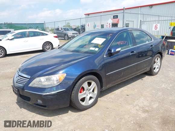 2005 Acura RL with VIN JH4KB16535C018279, listed as a IAAI auction lot 42563577 with 140,738 mi miles and . Bid and sale history available at DreamBid. Image 2.