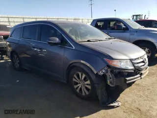 2016 Honda Odyssey EX-L with VIN 5FNRL5H61GB142289, listed as a Copart auction lot 42383195 with 138,812 mi miles and Salvage Title. Bid and sale history available at carsss.com. Image 4.