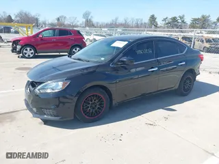 2019 Nissan Sentra SR with VIN 3N1AB7AP7KY446290, listed as a IAAI auction lot 41800056 with 126,637 mi miles. Bid and sale history available at carsss.com. Image 2.