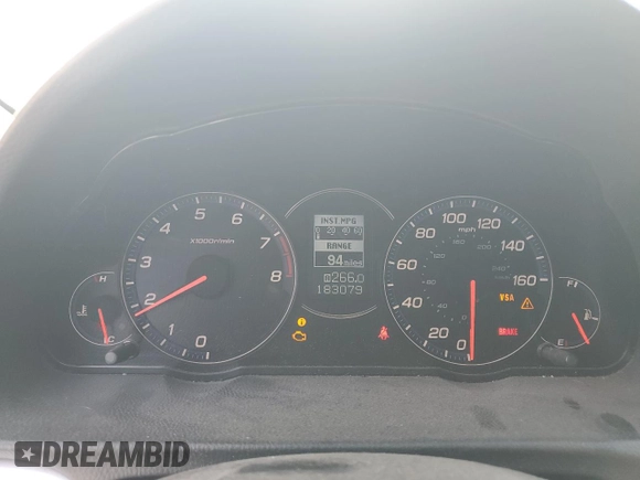 2006 Acura TSX z VIN JH4CL95886C028559, wystawiony jako Copart lot #62425295 z przebiegiem 183 079 mil mil oraz Czysty tytuł • Clean title. Historia ofert i sprzedaży dostępna na DreamBid. Obrazek 9.