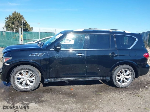 2011 Infiniti QX56 7-passenger with VIN JN8AZ2NE5B9002999, listed as a IAAI auction lot 41619129 with NaN miles. Bid and sale history available at carsss.com. Image 15.