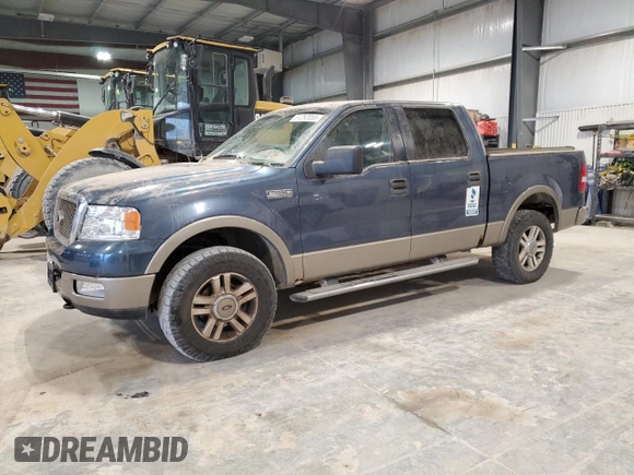 2005 Ford F-150 XLT with VIN 1FTPW14505FB58044, listed as a Copart auction lot 51282055 with 215,239 mi miles and Clean title. Bid and sale history available at DreamBid. Image 1.