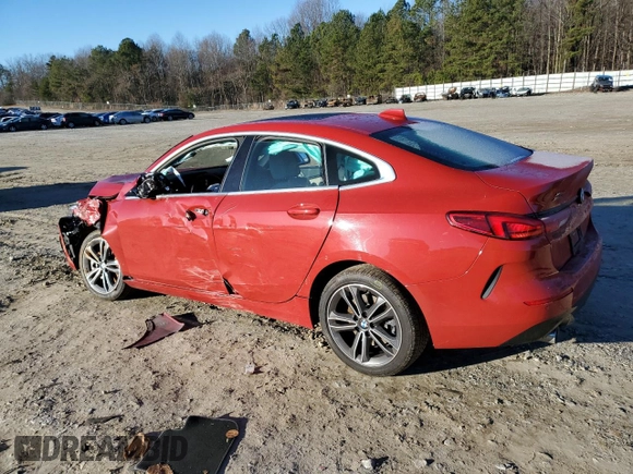 2021 BMW 2 Series 228i xDrive with VIN WBA73AK04M7H57148, listed as a Copart auction lot 82225793 with 0 mi miles. Bid and sale history available at carsss.com. Image 2.