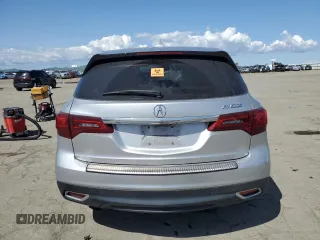 2015 Acura MDX Technology with VIN 5FRYD3H41FB014112, listed as a Copart auction lot 51713615 with 122,565 mi miles and Salvage title. Bid and sale history available at DreamBid. Image 6.