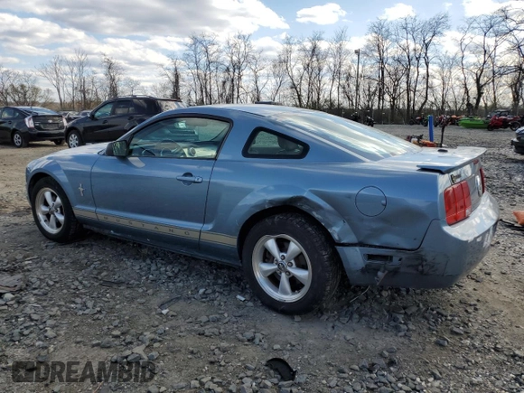 2007 Ford Mustang Deluxe with VIN 1ZVFT80N075264020, listed as a Copart auction lot 50575815 with 99,728 mi miles and Salvage Title. Bid and sale history available at carsss.com. Image 2.
