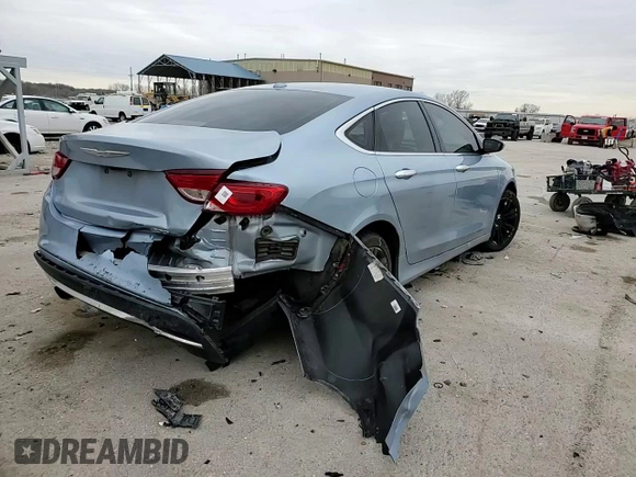 2015 Chrysler 200 Limited with VIN 1C3CCCAB6FN686177, listed as a Copart auction lot 50207935 with 132,861 mi miles and Salvage Title. Bid and sale history available at carsss.com. Image 10.