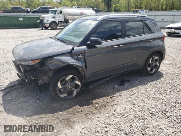 2024 Hyundai Venue Limited with VIN KMHRC8A39RU328167, listed as a Copart auction lot 51898845 with 4,256 mi miles and Salvage Title. Bid and sale history available at DreamBid. Image 1.