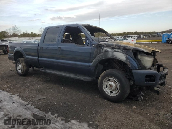 2015 Ford Super Duty F-250 SRW Lariat with VIN 1FT7W2B62FEB25202, listed as a Copart auction lot 41829805 with Not Provided miles and Salvage Title. Bid and sale history available at carsss.com. Image 4.