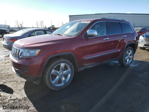 2012 Jeep Grand Cherokee Overland with VIN 1C4RJFCG3CC164832, listed as a Copart auction lot 48041235 with 295,748 mi miles and Clean Title. Bid and sale history available at carsss.com. Image 1.