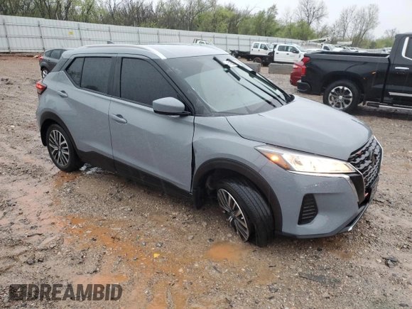 2021 Nissan Kicks SV with VIN 3N1CP5CV9ML519783, listed as a Copart auction lot 51659595 with 35,838 mi miles and Salvage Title. Bid and sale history available at carsss.com. Image 4.