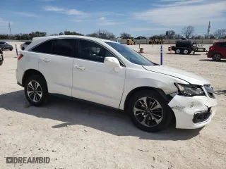 2018 Acura RDX w/Advance Pkg with VIN 5J8TB4H72JL005718, listed as a Copart auction lot 46734465 with 0 mi miles and Salvage Title. Bid and sale history available at carsss.com. Image 4.