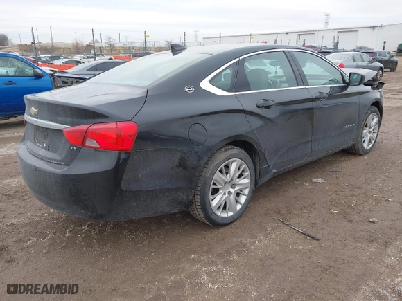 2016 Chevrolet Impala LS with VIN 2G11X5SA1G9178480, listed as a IAAI auction lot 41509718 with 166,099 mi miles. Bid and sale history available at carsss.com. Image 4.