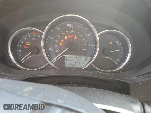 2014 Toyota Corolla L with VIN 2T1BURHE7EC195187, listed as a Copart auction lot 57991755 with 187,649 mi miles and Salvage title. Bid and sale history available at DreamBid. Image 9.