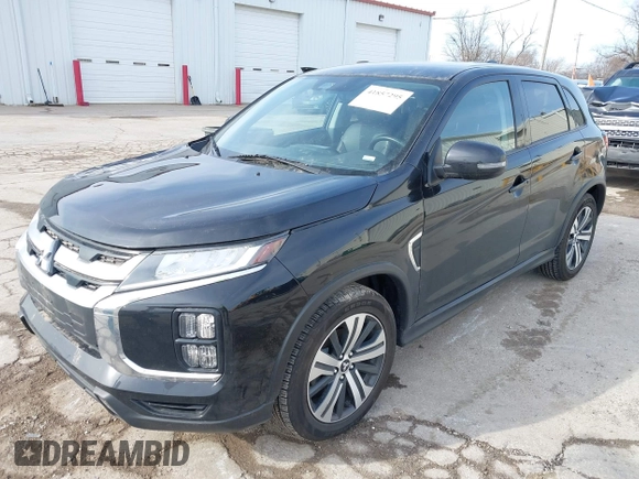 2022 Mitsubishi Outlander Sport ES with VIN JA4ARUAU0NU008029, listed as a IAAI auction lot 41857295 with 50,075 mi miles. Bid and sale history available at carsss.com. Image 17.