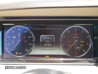 2014 Mercedes-Benz S with VIN WDDUG8FB4EA053974, listed as a IAAI auction lot 42057598 with 76,124 mi miles. Bid and sale history available at carsss.com. Image 7.