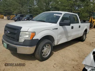 2013 Ford F-150 XL with VIN 1FTFW1CFXDFB79648, listed as a Copart auction lot 45218585 with 142,332 mi miles and Salvage Title. Bid and sale history available at carsss.com. Image 1.