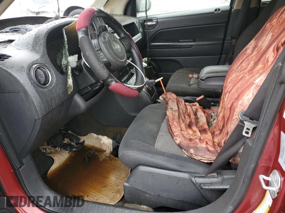 2016 Jeep Compass Sport with VIN 1C4NJDBB5GD779567, listed as a Copart auction lot 55808655 with Not provided miles and Salvage title. Bid and sale history available at DreamBid. Image 7.