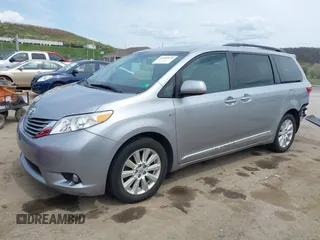 2017 Toyota Sienna XLE with VIN 5TDDZ3DC4HS164017, listed as a IAAI auction lot 41983055 with 90,702 mi miles and . Bid and sale history available at DreamBid. Image 2.