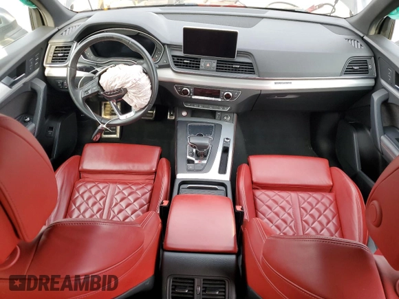 2020 Audi SQ5 Premium Plus with VIN WA1B4AFY1L2023175, listed as a Copart auction lot 59891245 with Not provided miles and Salvage title. Bid and sale history available at DreamBid. Image 8.