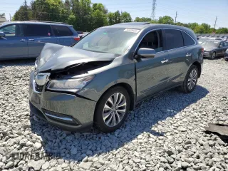 2014 Acura MDX Technology with VIN 5FRYD4H4XEB030670, listed as a Copart auction lot 54409925 with Not provided miles and Salvage title. Bid and sale history available at DreamBid. Image 1.