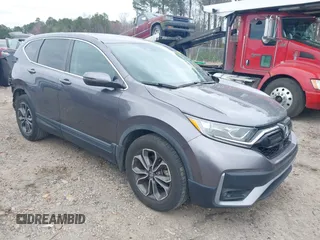 2020 Honda CR-V EX-L with VIN 7FARW1H82LE016524, listed as a IAAI auction lot 41752837 with 59,516 mi miles. Bid and sale history available at carsss.com. Image 1.