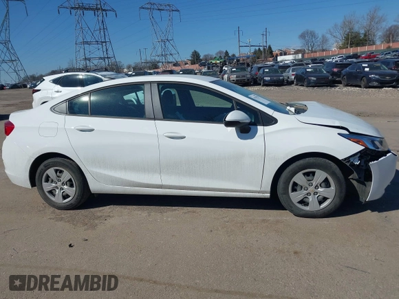 2017 Chevrolet Cruze LS with VIN 1G1BC5SM4H7165610, listed as a IAAI auction lot 41709729 with 24,853 mi miles and . Bid and sale history available at DreamBid. Image 14.