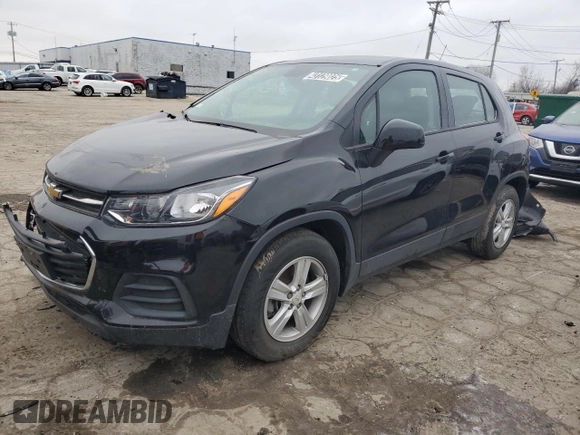 2021 Chevrolet Trax LS z VIN KL7CJKSB4MB316092, wystawiony jako Copart lot #43129025 z przebiegiem 35 594 mil mil oraz Czysty tytuł • Clean title. Historia ofert i sprzedaży dostępna na DreamBid. Obrazek 1.