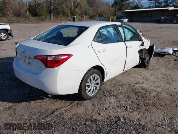 2019 Toyota Corolla L with VIN 5YFBURHEXKP934032, listed as a IAAI auction lot 41247557 with 95,560 mi miles. Bid and sale history available at carsss.com. Image 4.