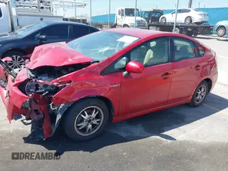 2011 Toyota Prius I with VIN JTDKN3DU6B1458518, listed as a IAAI auction lot 39235652 with 244,721 mi miles. Bid and sale history available at carsss.com. Image 17.