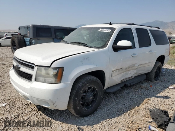 2011 Chevrolet Suburban LT with VIN 1GNSKJE39BR224014, listed as a Copart auction lot 63643594 with 201,026 mi miles and Salvage Title. Bid and sale history available at carsss.com. Image 1.
