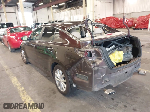 2015 Kia Optima EX with VIN 5XXGN4A78FG417912, listed as a IAAI auction lot 40565849 with 87,358 mi miles. Bid and sale history available at carsss.com. Image 3.