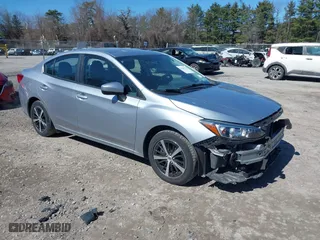 2019 Subaru Impreza Premium with VIN 4S3GKAC67K3605326, listed as a IAAI auction lot 41883752 with 52,891 mi miles. Bid and sale history available at carsss.com. Image 1.