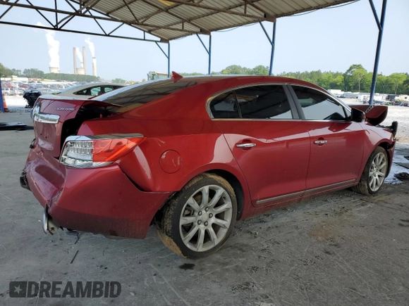 2012 Buick LaCrosse Touring with VIN 1G4GJ5E35CF191343, listed as a Copart auction lot 59213705 with 188,605 mi miles and Salvage title. Bid and sale history available at DreamBid. Image 3.