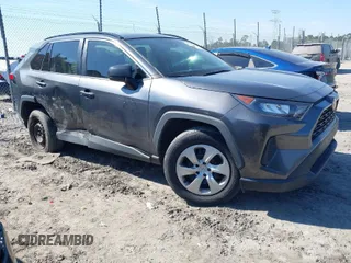 2020 Toyota RAV4 LE with VIN 2T3H1RFV3LC074165, listed as a IAAI auction lot 41679386 with 89,198 mi miles. Bid and sale history available at carsss.com. Image 1.