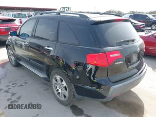 2007 Acura MDX with VIN 2HNYD28247H516905, listed as a IAAI auction lot 41655271 with 216,416 mi miles. Bid and sale history available at carsss.com. Image 3.