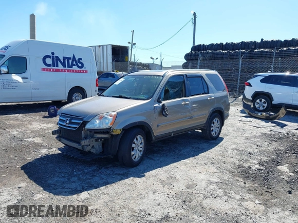 2005 Honda CR-V EX SE with VIN JHLRD78965C011391, listed as a IAAI auction lot 41820990 with 206,623 mi miles. Bid and sale history available at carsss.com. Image 2.